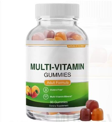 Multivitamins Dietary Supplement Kids Multi Flavors Gummies Candy in Strawberry Flavors