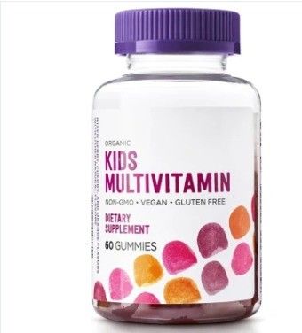 Multivitamins Dietary Supplement Kids Multi Flavors Gummies Candy in Strawberry Flavors