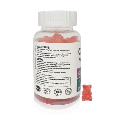 Hydrating And Toning Effects Collagen Peptide Gummies For Teenagers 60 Gummies / Bottle