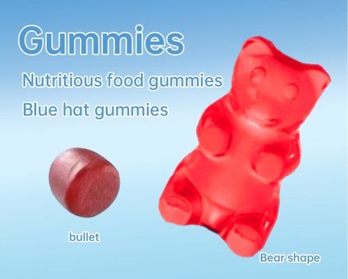 Hydrating And Toning Effects Collagen Peptide Gummies For Teenagers 60 Gummies / Bottle