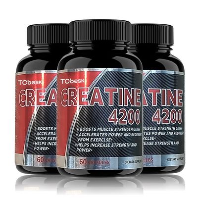 Customizable Creatine 4200 Capsules The Perfect Supplement for Muscle Strength Gains