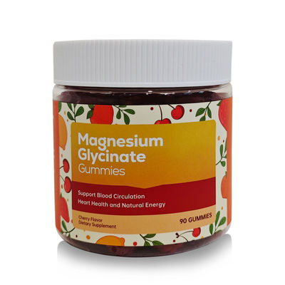 Regulation of Blood System Magnesium Glycinate Gummies for Heart Health and Energy